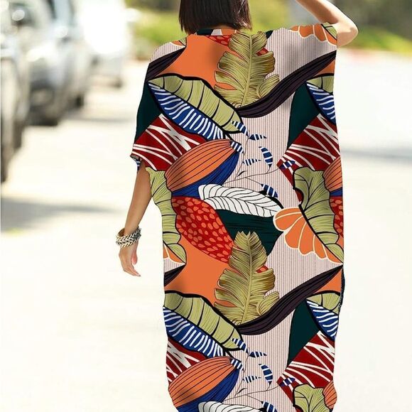Leafy Beach Kaftan  - Picture 4 of 4